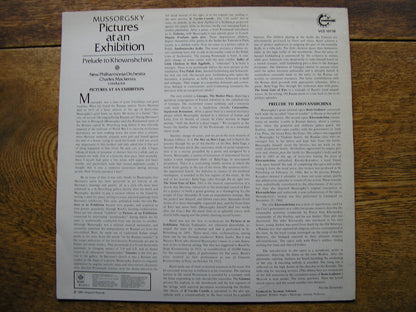 MUSSORGSKY: PICTURES AT AN EXHIBITION / PRELUDE    MACKERRAS / NEW PHILHARMONIA  VCS 10116