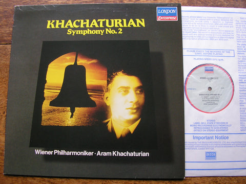 KHACHATURIAN: SYMPHONY No. 2  KHACHATURIAN / VIENNA PHILHARMONIC   414 169