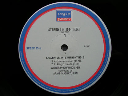 KHACHATURIAN: SYMPHONY No. 2  KHACHATURIAN / VIENNA PHILHARMONIC   414 169