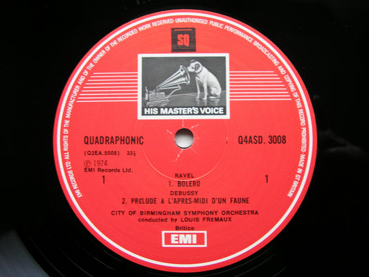 RAVEL/DUKAS/CHABRIER/SAINT-SAENS: ORCHESTRAL WORKS   FREMAUX / CITY OF BIRMINGHAM SYMPHONY  Q4ASD 3008