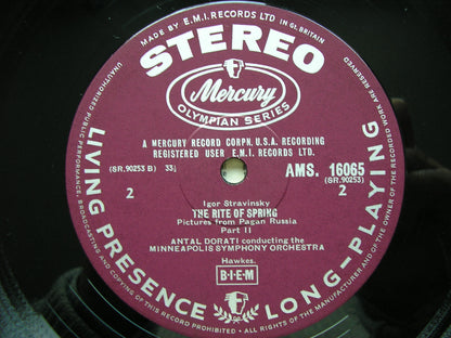 STRAVINSKY: THE RITE OF SPRING  DORATI / MINNEAPOLIS SYMPHONY  AMS 16065