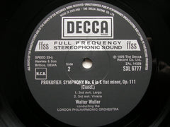 PROKOFIEV: SYMPHONY No. 6  WELLER / LONDON PHILHARMONIC   SXL 6777