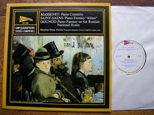MASSENET: PIANO CONCERTO / SAINT-SAENS: FANTASY 'AFRICA' / GOUNOD: FANTASY   DOSSE / WESTPHALIAN SYMPHONY / LANDAU  QCE 31088