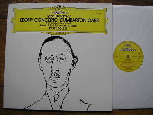 STRAVINSKY: EBONY CONCERTO / DUMBARTON OAKS   BOULEZ / ENSEMBLE INTERCONTEMPORAIN   2531 378