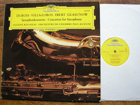 DUBOIS / VILLA-LOBOS / IBERT / GLAZOUNOV: CONCERTOS FOR SAXOPHONE   ROUSSEAU / PKCO  2530 209