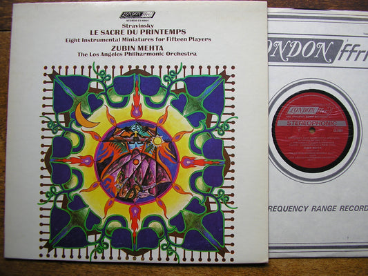 STRAVINSKY: THE RITE OF SPRING / 8 INSTRUMENTAL MINIATURES   MEHTA / LOS ANGELES PHILHARMONIC   CS 6664