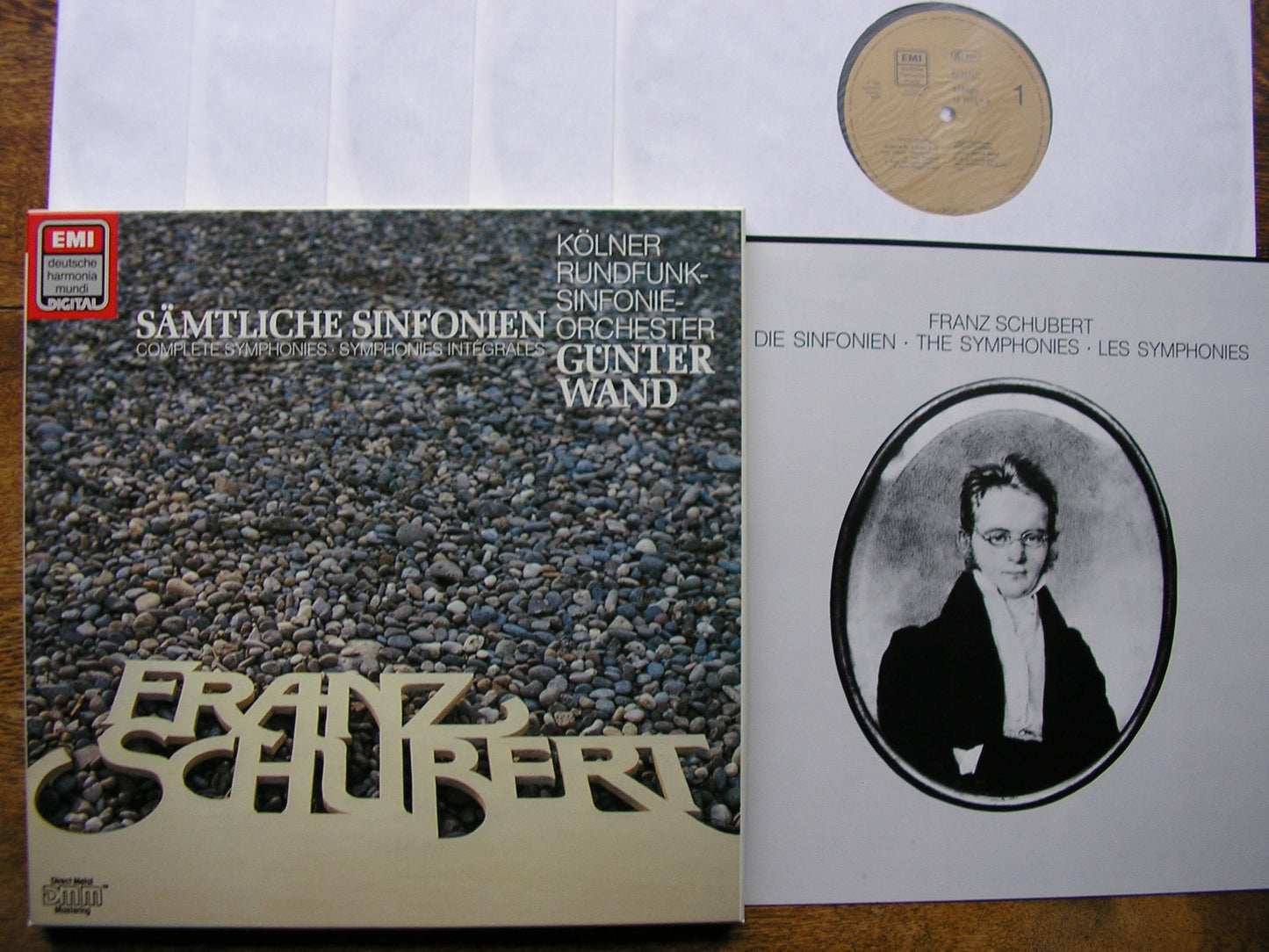 SCHUBERT: THE SYMPHONIES / ROSAMUNDE Extracts   GUNTER WAND / COLOGNE RADIO SYMPHONY   EX 15 55273