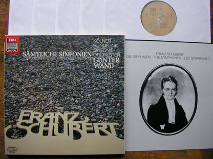 SCHUBERT: THE SYMPHONIES / ROSAMUNDE Extracts   GUNTER WAND / COLOGNE RADIO SYMPHONY   EX 15 55273