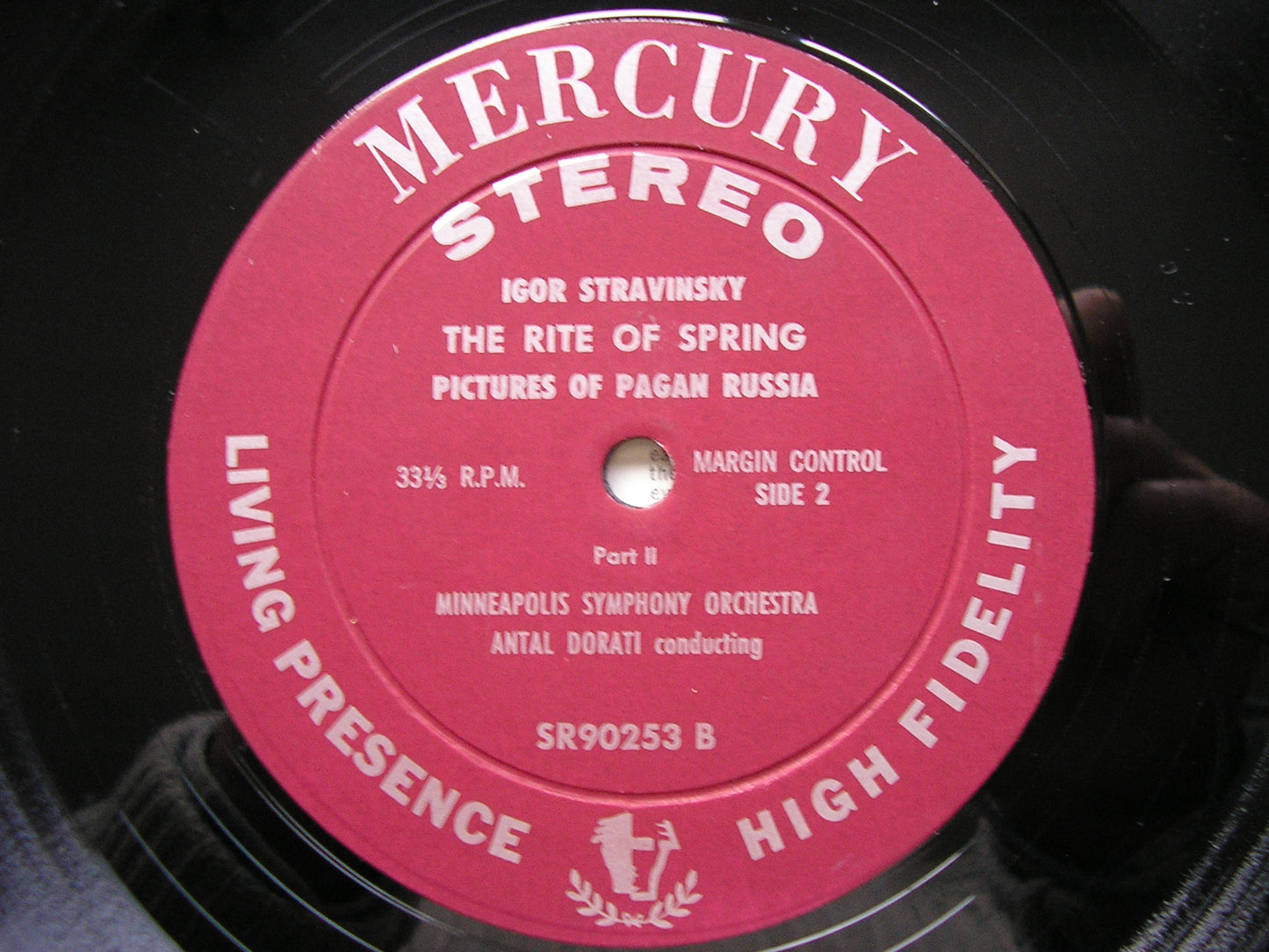 STRAVINSKY: THE RITE OF SPRING  DORATI / MINNEAPOLIS SYMPHONY  SR 90253