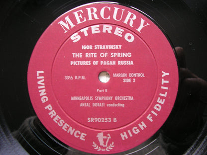 STRAVINSKY: THE RITE OF SPRING  DORATI / MINNEAPOLIS SYMPHONY  SR 90253