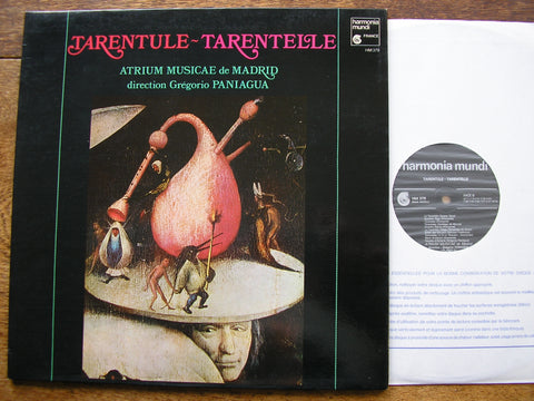 TARANTULE - TARANTELLE   PANIAGUA / ATRIUM MUSICAE   HM 379