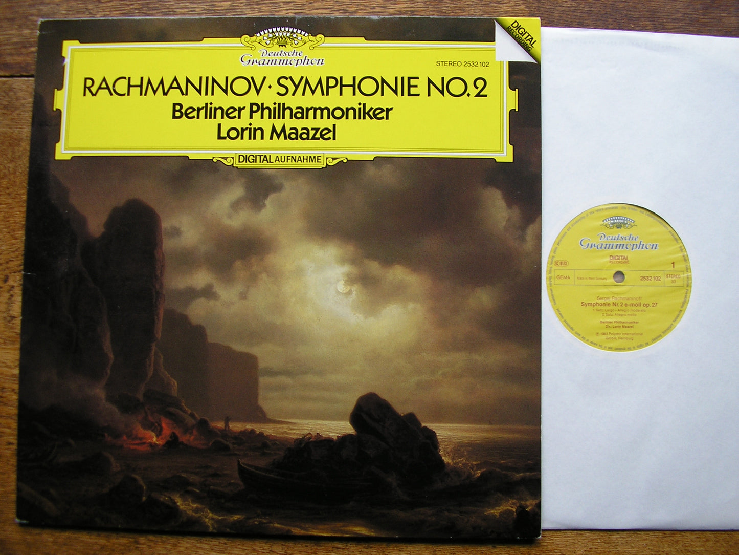 RACHMANINOV: THE SYMPHONIES / THE ROCK / THE ISLE OF THE DEAD    MAAZEL / BERLIN PHILHARMONIC   2532 102