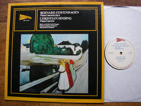 SINDING: PIANO CONCERTO / STAVENHAGEN: PIANO CONCERTO  KELLER / BERLIN SYMPHONY / FAERBER  QCE 31110