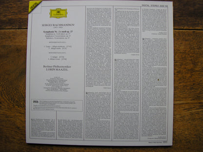 RACHMANINOV: THE SYMPHONIES / THE ROCK / THE ISLE OF THE DEAD    MAAZEL / BERLIN PHILHARMONIC   2532 102