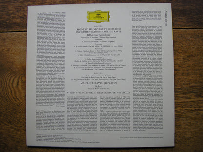 MUSSORGSKY: PICTURES AT AN EXHIBITION / RAVEL: BOLERO    KARAJAN / BERLIN PHILHARMONIC   139 010