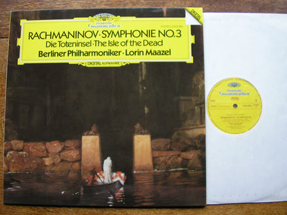 RACHMANINOV: THE SYMPHONIES / THE ROCK / THE ISLE OF THE DEAD    MAAZEL / BERLIN PHILHARMONIC   2532 102