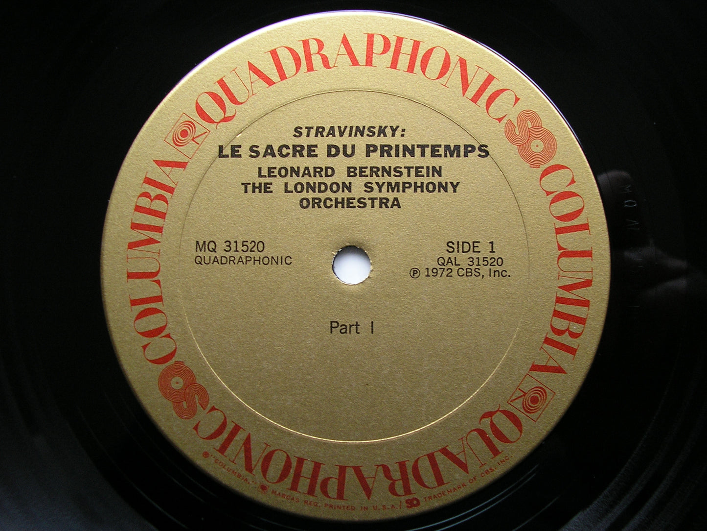 STRAVINSKY: THE RITE OF SPRING   BERNSTEIN / LONDON SYMPHONY    MQ 31520