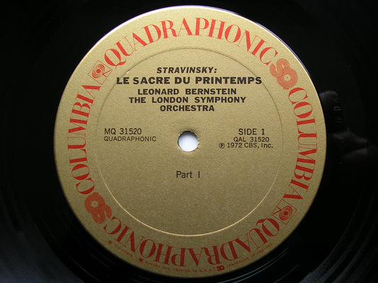 STRAVINSKY: THE RITE OF SPRING   BERNSTEIN / LONDON SYMPHONY    MQ 31520