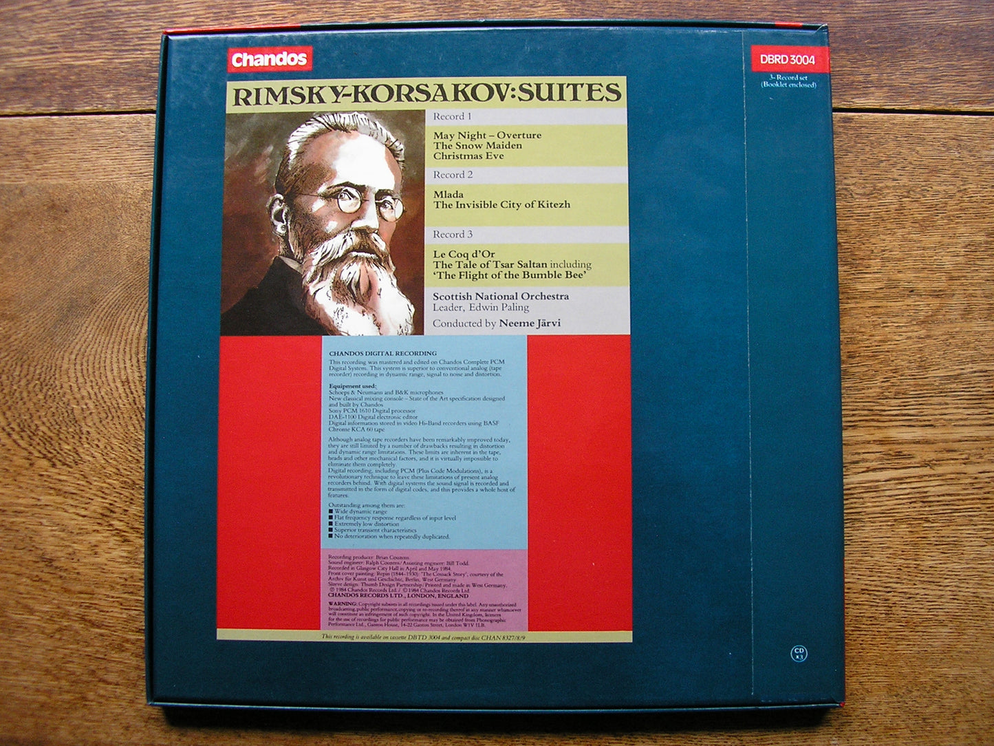 RIMSKY-KORSAKOV: ORCHESTRAL SUITES  JARVI / SCOTTISH NATIONAL ORCHESTRA   DBRD 3004