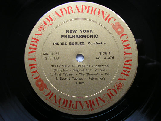 STRAVINSKY: PETRUSHKA    BOULEZ / NEW YORK PHILHARMONIC   MQ 31076