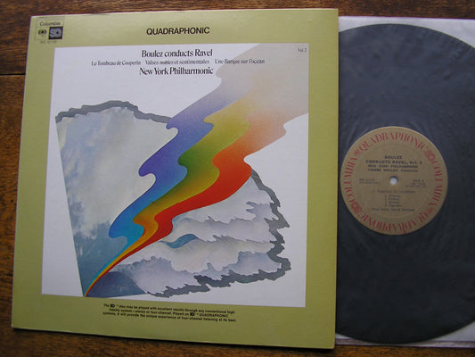 RAVEL: VALSES NOBLES / LE TOMBEAU / UNE BARQUE    BOULEZ / NEW YORK PHILHARMONIC   MQ 32159