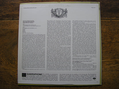 RAVEL: VALSES NOBLES / LE TOMBEAU / UNE BARQUE    BOULEZ / NEW YORK PHILHARMONIC   MQ 32159
