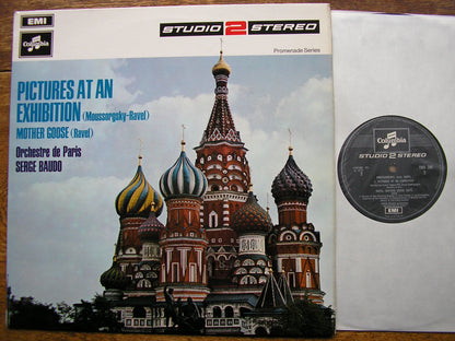 MUSSORGSKY: PICTURES AT AN EXHIBITION / RAVEL: MOTHER GOOSE   BAUDO / ORCHESTRE de PARIS   TWO 286