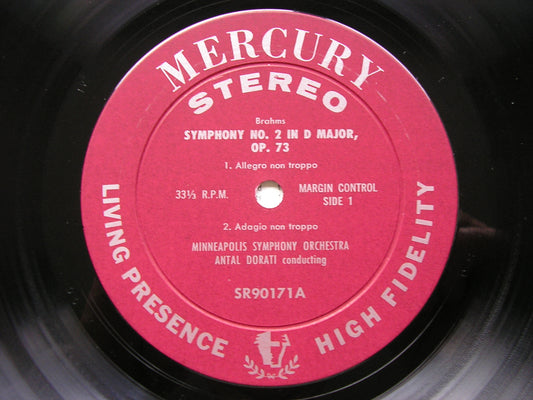 BRAHMS: SYMPHONY No. 2   DORATI / MINNEAPOLIS SYMPHONY  SR90171