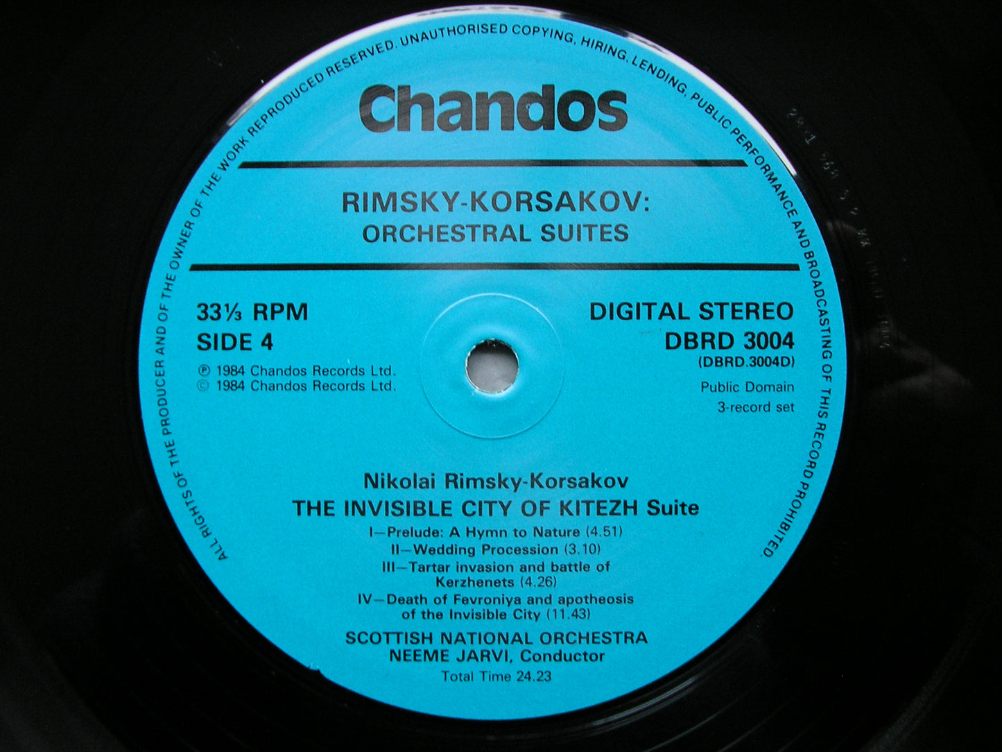 RIMSKY-KORSAKOV: ORCHESTRAL SUITES  JARVI / SCOTTISH NATIONAL ORCHESTRA   DBRD 3004