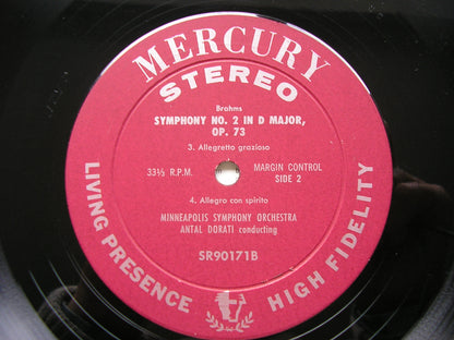 BRAHMS: SYMPHONY No. 2   DORATI / MINNEAPOLIS SYMPHONY  SR90171