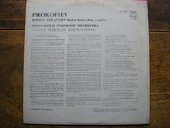 PROKOFIEV: ROMEO & JULIET BALLET SUITES Nos. 1 & 2 STANISLAW SKROWACZEWSKI / MINNEAPOLIS SO SAL 3463