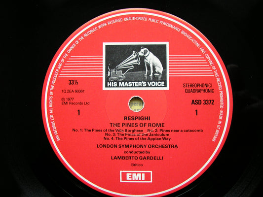 RESPIGHI: PINES OF ROME / FOUNTAINS OF ROME  GARDELLI / LONDON SYMPHONY  ASD 3372