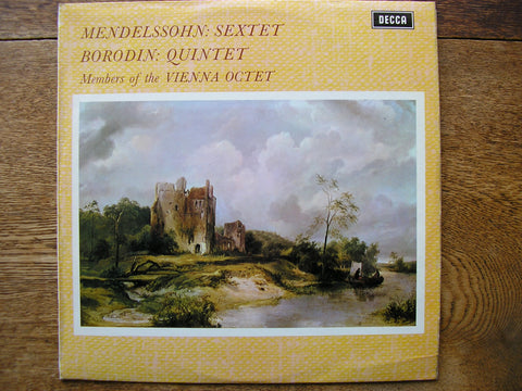 BORODIN: QUINTET / MENDELSSOHN: SEXTET   VIENNA OCTET MEMBERS  SXL 6414