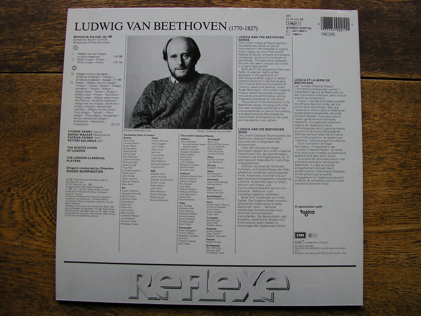 BEETHOVEN: THE NINE SYMPHONIES / 3 OVERTURES    NORRINGTON / LONDON CLASSICAL PLAYERS   EL749746