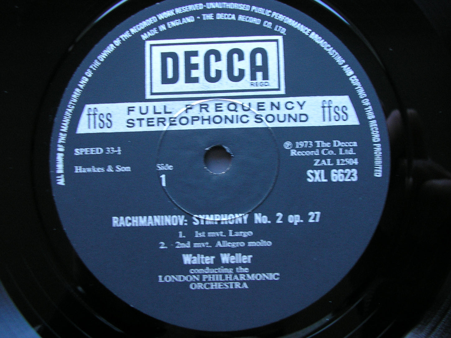 RACHMANINOV: THE SYMPHONIES / THE ROCK   LONDON PHILHARMONIC / SUISSE ROMANDE / WELLER  SXL 6583 / 6623 / 6720