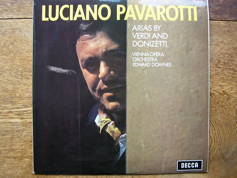 PAVAROTTI SINGS ARIAS BY VERDI & DONIZETTI   DOWNES / VIENNA OPERA ORCHESTRA   SXL 6377