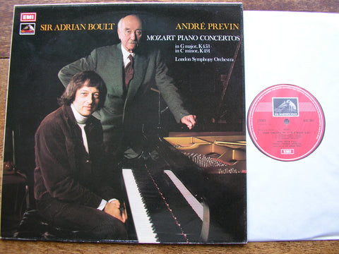 MOZART: PIANO CONCERTOS Nos. 17 K453  &  24 K491    PREVIN / LONDON SYMPHONY ORCHESTRA / BOULT    ASD 2951