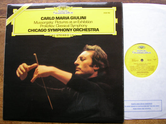 MUSSORGSKY: PICTURES AT AN EXHIBITION / PROKOFIEV: CLASSICAL SYMPHONY  GIULINI / CHICAGO SYMPHONY  2530 783
