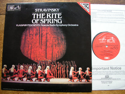 STRAVINSKY: THE RITE OF SPRING  FEDOSEYEV / MOSCOW RADIO SYMPHONY  ASD 4271