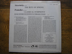 STRAVINSKY: THE RITE OF SPRING / PROKOFIEV: CLASSICAL SYMPHONY   DE BURGOS / NEW PHILHARMONIA  ASD 2315