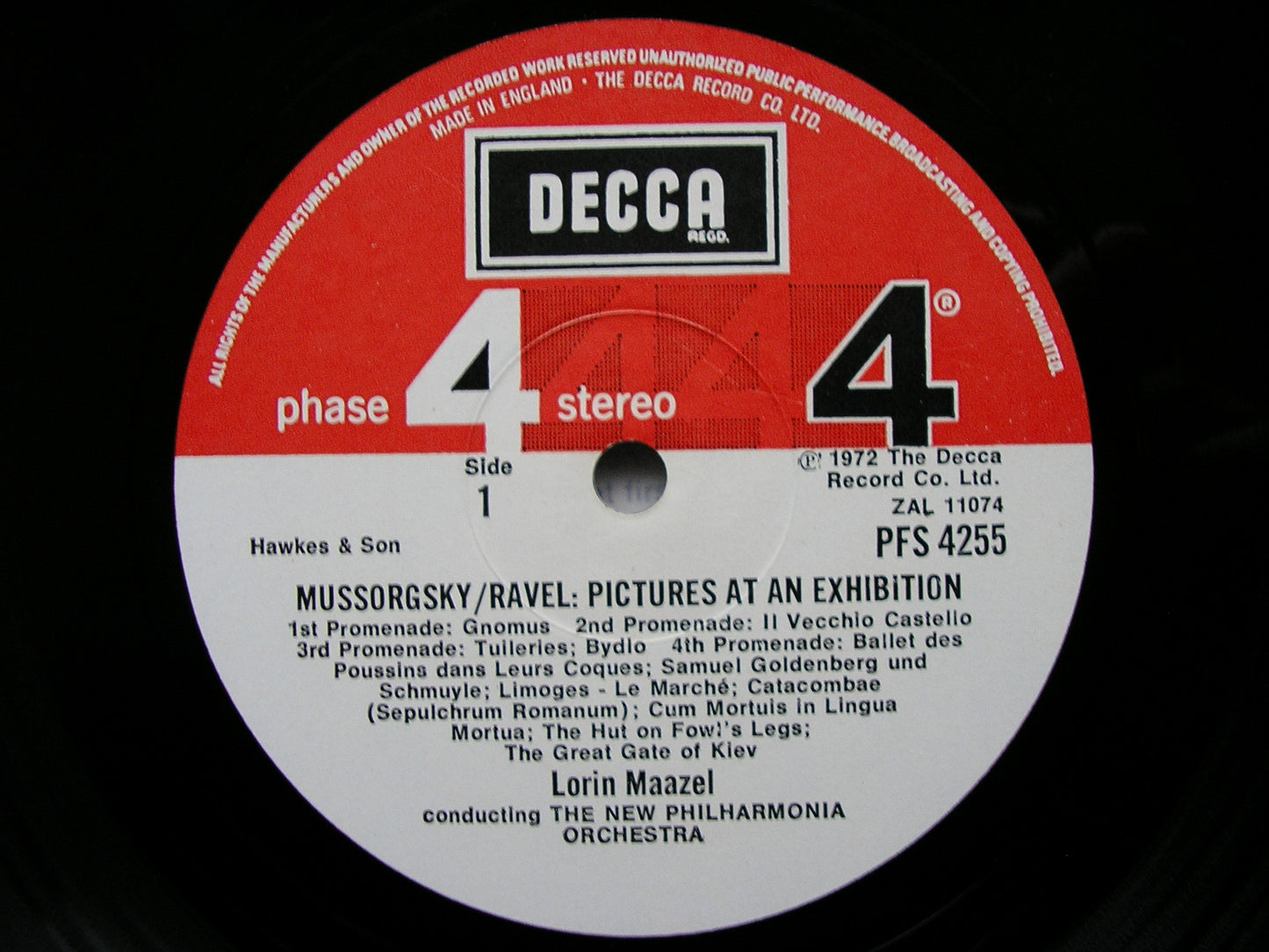 MUSSORGSKY: PICTURES / PROKOFIEV: PIANO CONCERTO No. 3  MARGALIT / NEW PHILHARMONIA  / LORIN MAAZEL   PFS 4255