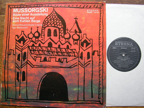 MUSSORGSKY: PICTURES / NIGHT ON BARE MOUNTAIN   MARKEVITCH / LEIPZIG GO   8 26 449