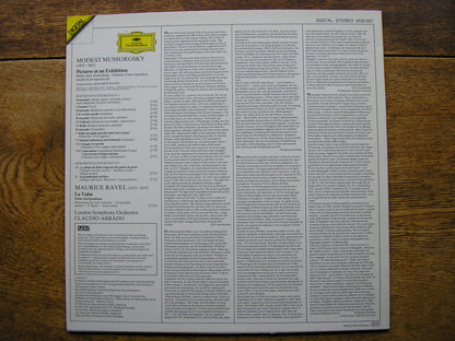 MUSSORGSKY: PICTURES AT AN EXHIBITION / RAVEL: LA VALSE    ABBADO / LONDON SYMPHONY  2532 057