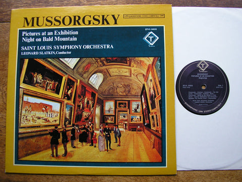 MUSSORGSKY: PICTURES AT AN EXHIBITION / NIGHT ON BALD MOUNTAIN   LEONARD SLATKIN / ST LOUIS SYMPHONY  QTVS 34633