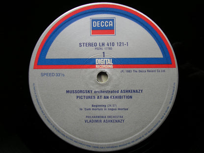 MUSSORGSKY-ASHKENAZY: PICTURES AT AN EXHIBITION / BORODIN: POLOVTSIAN DANCES   VLADIMIR ASHKENAZY / PHILHARMONIA  410 121