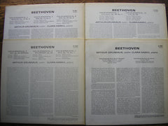 BEETHOVEN: THE COMPLETE SONATAS FOR VIOLIN & PIANO   GRUMIAUX / HASKIL    4 LP
