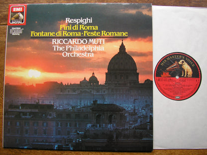RESPIGHI: PINES OF ROME / FOUNTAINS OF ROME / ROMAN FESTIVALS   MUTI / PHILADELPHIA  EL 270312