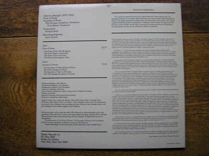 RESPIGHI: PINES OF ROME / FOUNTAINS OF ROME  REINER / CHICAGO SYMPHONY  CHESKY RC5