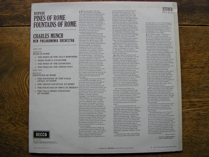 RESPIGHI: PINES OF ROME / FOUNTAINS OF ROME   MUNCH / NEW PHILHARMONIA  PFS 4131