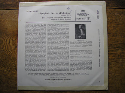 TCHAIKOVSKY: SYMPHONY No. 6  EVGENI MRAVINSKY / LENINGRAD PHILHARMONIC ORCHESTRA  DGM 18334